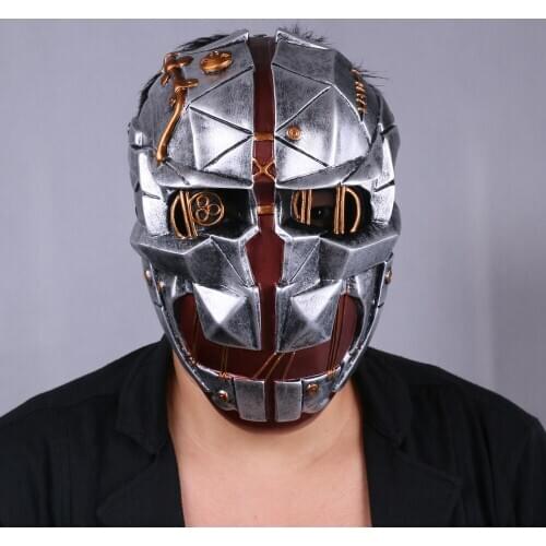 Cos Hot Game Dishonored Helmet Wearable Masks Cosplay Corvo Attano Mask Hard Resin Halloween Party