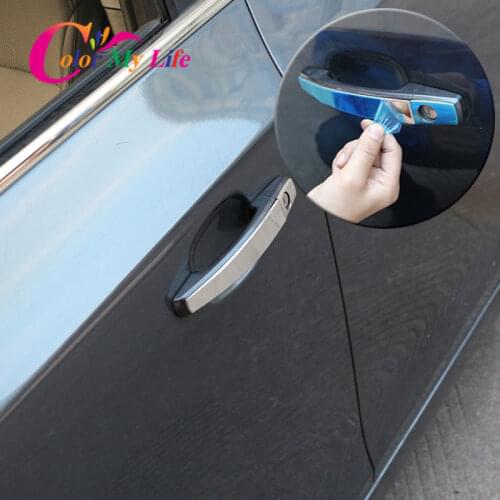 Color My Life Stainless Steel Door Handle Cover Sticker for Opel Zafira Astra Insignia Vauxhall Mokka ASTRA J Cruze Malibu Trax