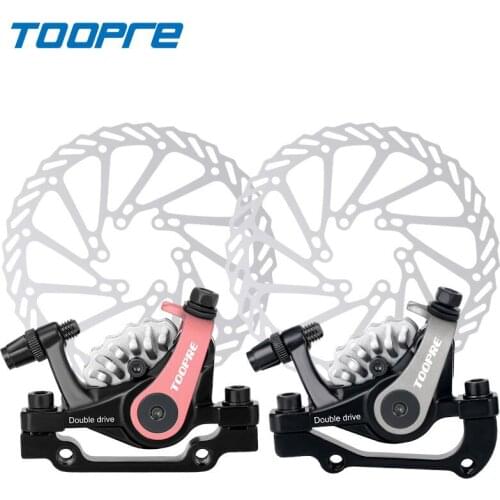 MTB Bicycle Dual Drive Disc Brake F160/R140 F180/R160 Aluminum Alloy Electric Bike Bilateral Piston Drive Brake Caliper