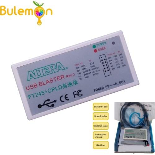 FT245+CPLD High Speed Solution USB Blaster Altera Download Line Downloader Simulator for xp win7 win8 win10