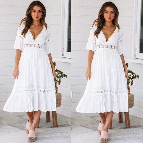 JXGWYZYW Summer Cotton Dresses