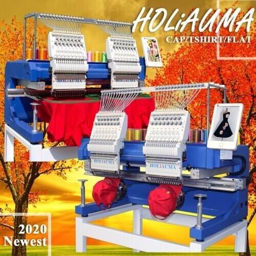 HO1502H Wholesales Suppliers Professional Zsk Barudan parts Cap/T shirt/Flat 2 Head Computerized Embroidery Machine