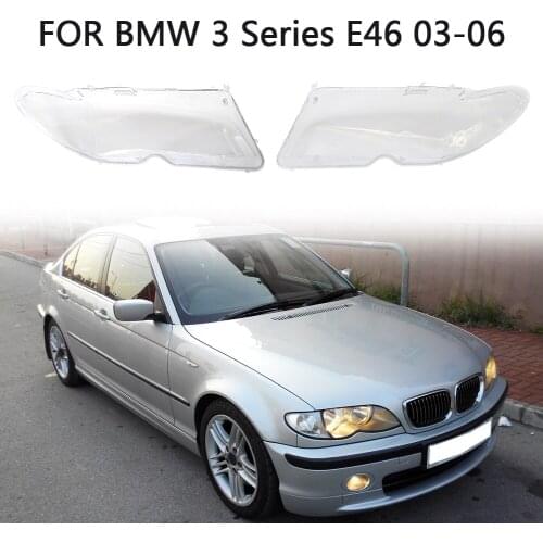 Multifunctional Car Headlights Lenses Replacement Headlamps Protective Shell Cover Lampshades for BMW 3 Series E46 Coupe 03-06