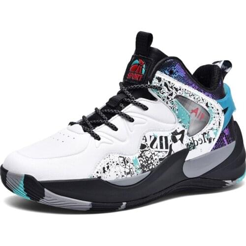Mens Basketball Shoes Breathable Fashion Wearable Sneakers Men Balanced Athletic High Elastic Autumn 2021 New Mens Sports Shoes