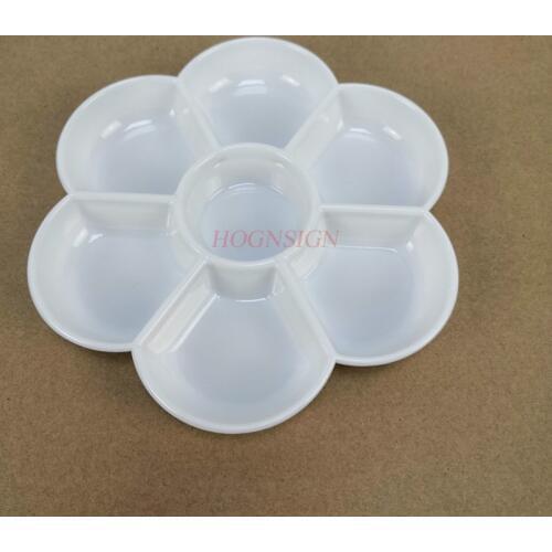 Watercolors Watercolor palette plum plate thickened palette easy to wash resistant drop paint painting palette