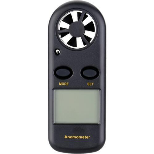 Portable Anemometer Digital Tachometer Handheld Electronic Wind Meter Speed Air Volume Measuring LCD Display with Backlight