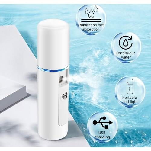 Portable Deep Cleaning Facial Steamer Vaporizer Sauna Spa Ultrasonic Ozone Mist Spray Nano Mister Face Replenishment Equipment