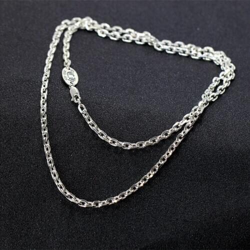 Of silver products Thai silver wholesale S925 pure silver ornaments atmosphere O in both men and women necklace