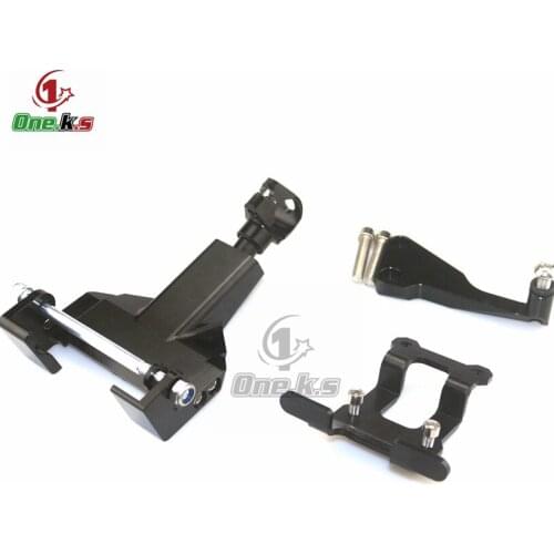 Universal Motorcycle Adjustable Steering Damper Stabilizer Mounting Bracket For YAMAHA FZ07/MT07 2014-2016