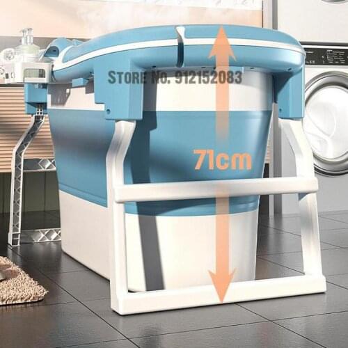 Heighten The Bath Bucket, Fold Up The Bath Bucket, Soak The Whole Body In The Bath Bucket, Thicken The Bath Artifact Of Small Fa