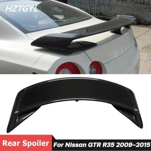 Carbon Fiber Material Trunk Wing Rear Spoiler For Nissan GTR R35 Car Tuning 2009-2015