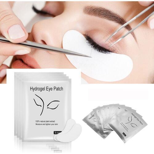 10PCS Under Eye Pads for Eyelash Extension Under Eye Paper Patches Grafted Eye Tips Sticker Wraps Eyelash Extension Supplies