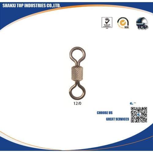 1000pcs Top quality Impressed rolling swivels 2/0