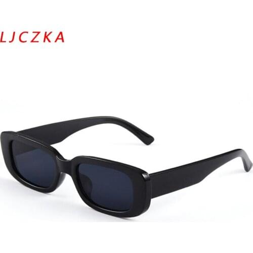 2021 Small Rectangle Sunglasses Ladies Fashion Square Sun Glasses Luxury Brand Design Travel Glasses Lunette De Soleil Femme