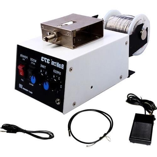 220V BK373 Automatic Soldering Machines Foot Pedal Type Soldering Stations Automatic Tin Machine For Electronic Products Welding
