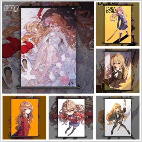 Anime Posters Toradora! Aisaka Taiga Anime Manga HD Print Wall Poster Wall Decor Posters Wall Art Picture Room Decor Home Decor