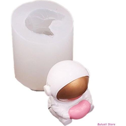 Astronaut Candle Epoxy Resin Mold Aromatherapy Plaster Silicone Mould DIY Crafts Jewelry Ornaments Casting Tools AXYD
