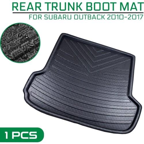 Car Carpet Rear Trunk Anti-mud Cover For Subaru Outback 2010 2011 2012 2013 2014-2017 Floor Mat