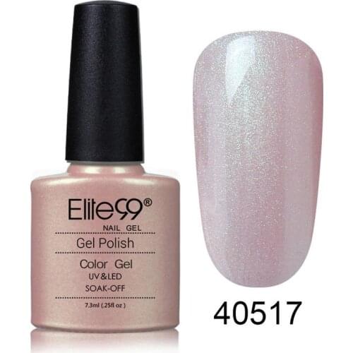 Elite99 7.3ml Pure Color Gel Nail Polish Glitter Gel Polish Soak off UV LED Lamp UV Vernis Semi-permanent Nail Enamel Varnish