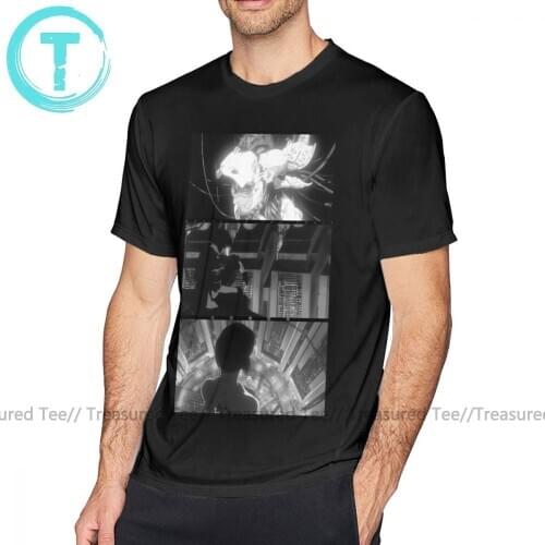 Ghost In The Shell T Shirt Ghost In The Shell T-Shirt Short Sleeve Beach Tee Shirt Graphic Male Cotton Funny XXX Tshirt