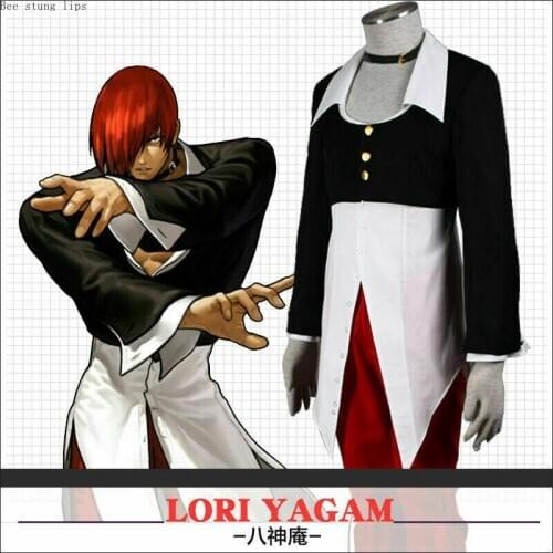 Iori Yagami cosplay costume full set of Japanese anime games cos