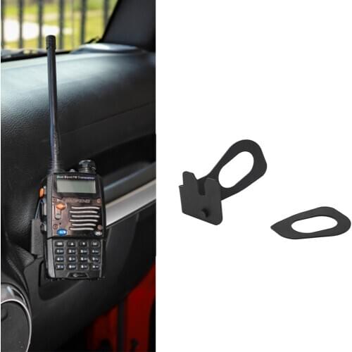 Walkie Talkie Mount Bracket for Jeep Wrangler JK JKU 2011 2012 2013 2014 2015 2016 2017 Car Interior Accessory Car Styling Black