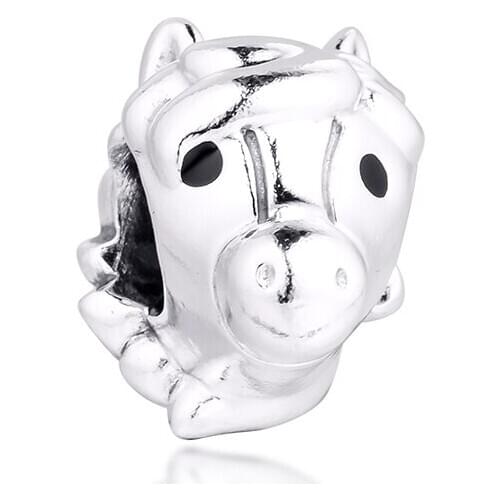 Horse Charm New 2020 Fashion Female Hot Sale Charm Silver 925 Beads for Women Bracelets Jewellry Making