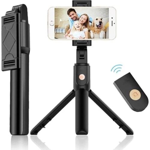 K07 Mini Bluetooth Selfie Stick with Tripod Detachable Remote Control Portable Selfie Stick Stabilizer for Xiaomi Huawei iPhone