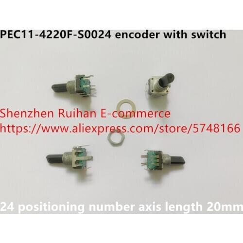 Original new 100% PEC11-4220F-S0024 encoder with switch 24 positioning number axis length 20mm