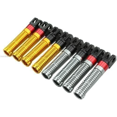 Front Foot Pegs Footrest Adapter For Kawasaki Ninja 1000 650 Z650 Z750/S Z900 Z1000 SX Motorcycle Rider Foot Rest Footpegs Pedal