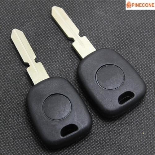 PINECONE for MERCEDES-BENZ 124 126 W140 S320 Car Transponder Chips Key Case Uncut HU39 Blade Replace Emergency Car Key Fob Shell