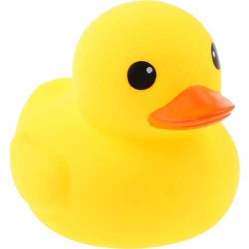 Squeaky Floating Bathing Time Bath Toy Baby Fun Game Playing Lovely Rubber Swimming Water Toy Mother Duck Large