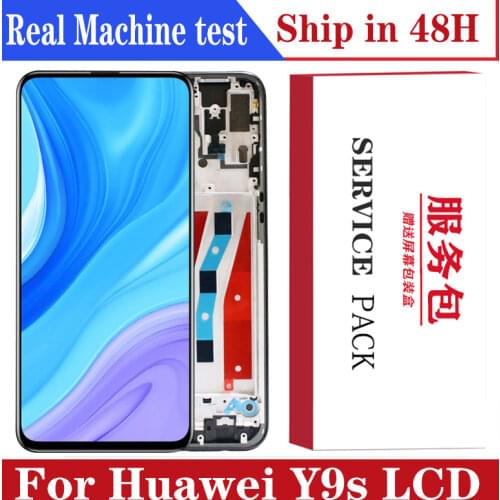 5PCS/LOT 6.59" Display Replacement For Huawei Y9S LCD Touch Screen Digitizer Assembly For HUAWEI P smart Pro 2019 L LCD