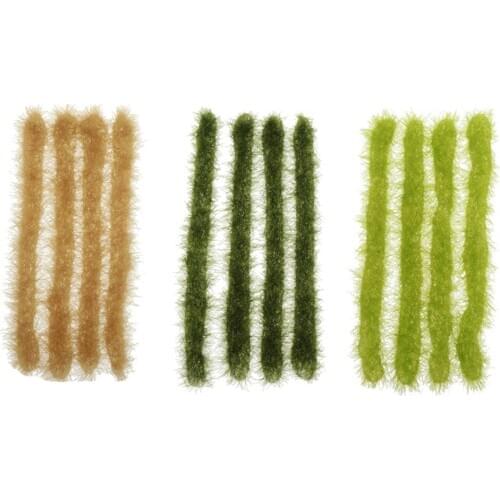 Sand Table Artifical Building Model Vegetation Grass Strip Train Accessory 9cm