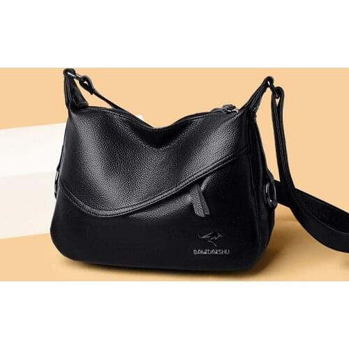 The New Brand Soft Leather Messenger Bag Luxury Handbag Women Bags Designer Handbags High Quailty Shoulder Bags Tote Sac A Main