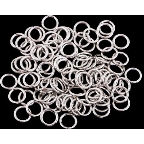 100pcs Alloy Bra Underwire Adjusting Slide O Ring Laundry Sewing