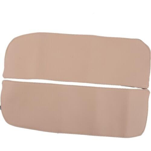 2Pcs/Set Beige Center Console Armrest Cover Car Fit For BMW X5 E70 X6 E71 2008 2009 2010 2011 2012 2013