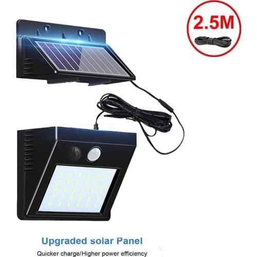 4 pcs LED Solar Light Outdoor Solar Lamp RIP Motion Sensor Rechargeable Bulb Lamps IP65 Waterproof Wall Street security Lights