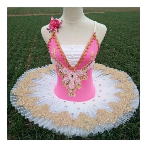Ballet Tutu For Girls Adult Professional Ballet Tutu Women Kids Swan Lake Pink Blue Costumes Girls Pancake Ballerina Dress