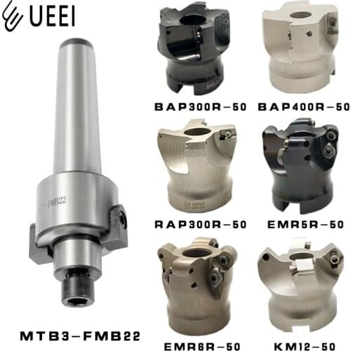 BAP300R BAP400R RAP400R EMR5R EMR6R 50 Combi Shell Mill Arbor MT3 FMB22 Shank CNC Milling Machine Morse Taper Tool Holder