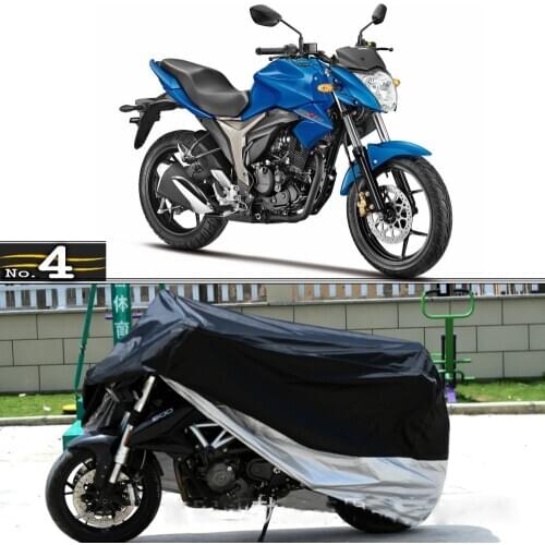 MotorCycle Cover For Suzuki Gixxer WaterProof UV Sun Dust / Rain Protector Cover Made of Polyester Taffeta