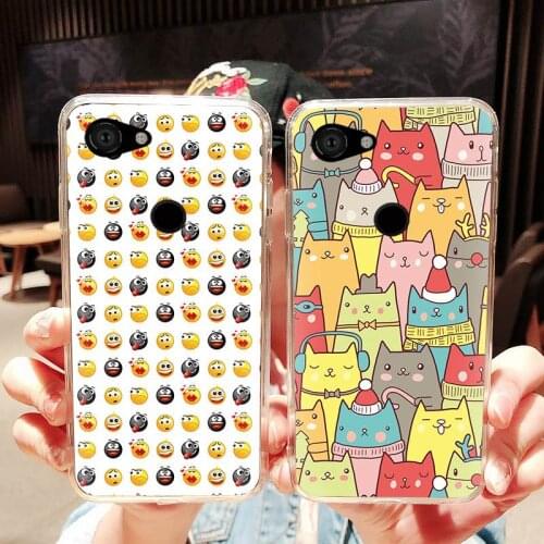 TPU Best selling Phone Case For Google Pixel 3A/Pixel 3 Lite Shockproof Transparent Anime Glitter