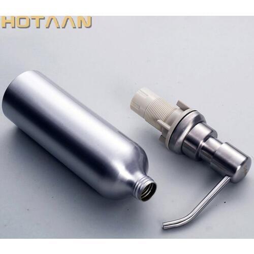 Brand New 1 pc Kitchen Sink liquid Soap Dispenser (Stainless Steel head + Aluminium Bottle )Wholesale and Retail