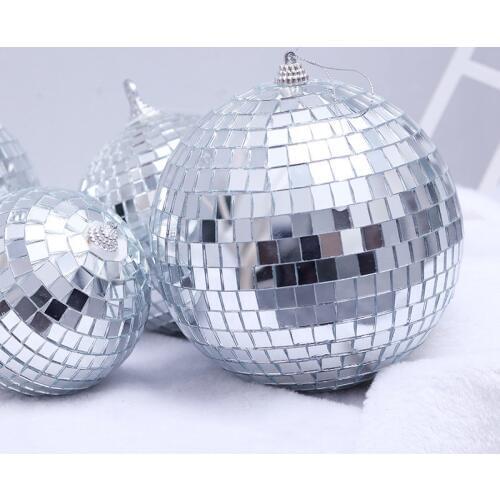 Christmas Ball Ornaments 3cm 5cm Mini Disco Mirror Ball Christmas Tree Decoration Xmas Party Favor And Gift