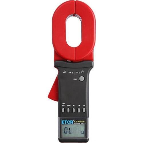 ETCR2000A+ Digital Clamp On Ground Earth Resistance Tester Meter 0.01-200 ohm 99 Sets