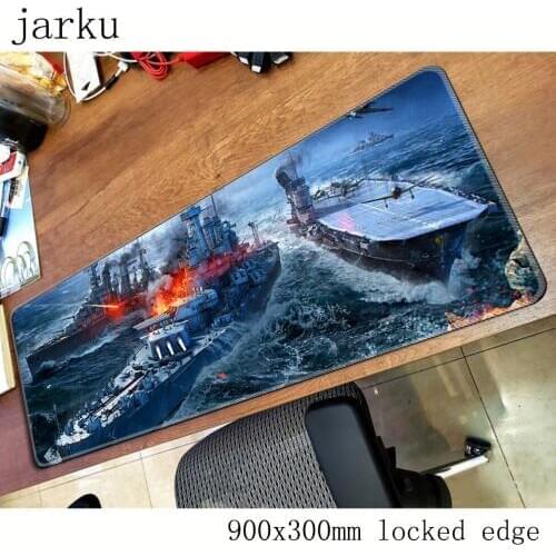 Warship mouse pad gamer 900x300mm notbook mouse mat large gaming mousepad Cartoon pad mouse PC desk padmouse accessories
