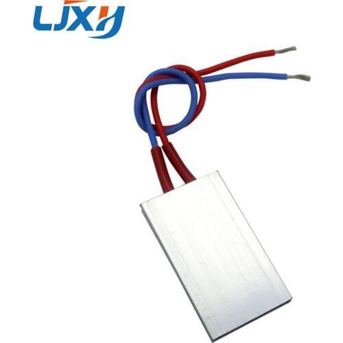 LJXH 2PCS PTC Ceramic Heater Thermostat 170/200/230/270Degrees Aluminum Shell Size 50x30x5mm PTC Heating Plate Tablet Insulation