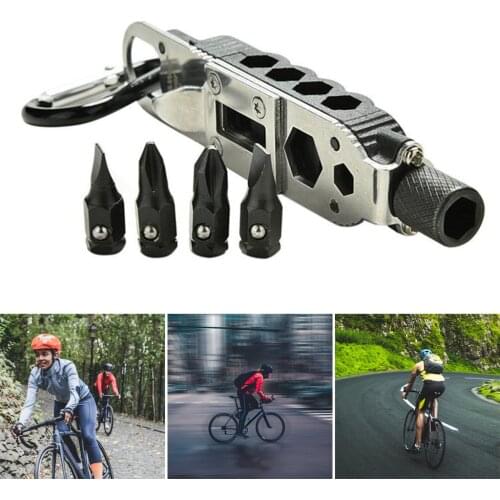 Multifunctional Screwdriver Repair Tools Bottle Opener LED Light for Outdoor Maintenance