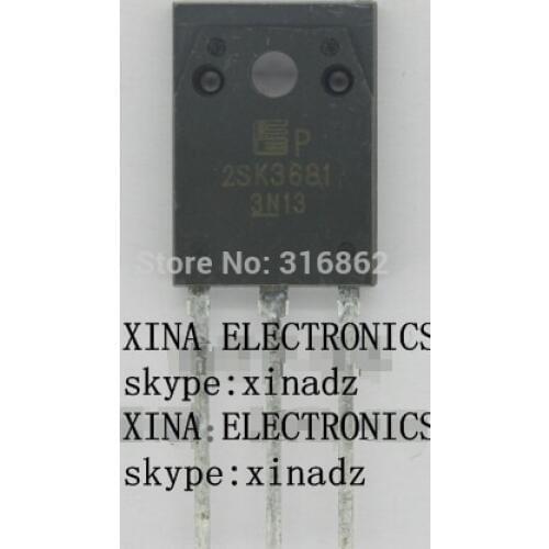 2SK3681P 2SK3681 K3681P K3681 600V 43A TO-3P ROHS ORIGINAL 10PCS/lot Free Shipping Electronics composition kit