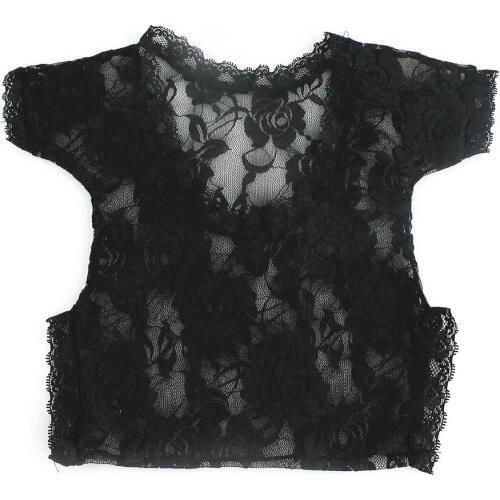 Newborn Baby Girl Floral Lace Short Sleeve Backless Romper Jumpsuit Photo Props Perfect for newborn baby infant photography